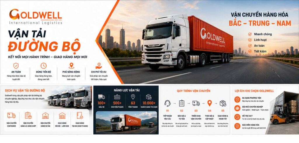 Banner - vận tải đường bộ